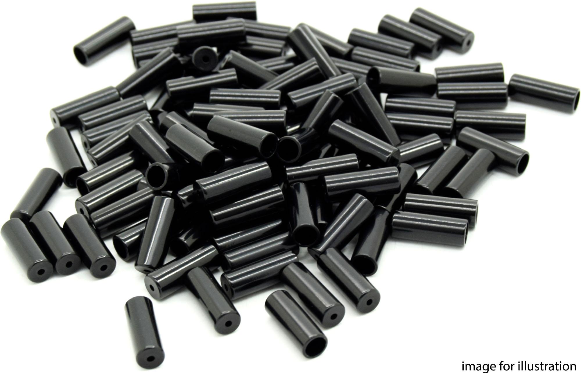 Transfil Self Locking Gear Ferrules 4mm (10 Pack)  Black
