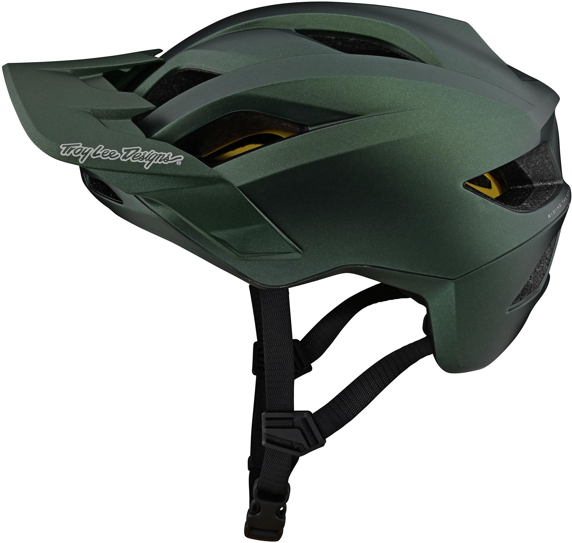 Troy Lee Designs Flowline Helmet  Orbit Forest Green