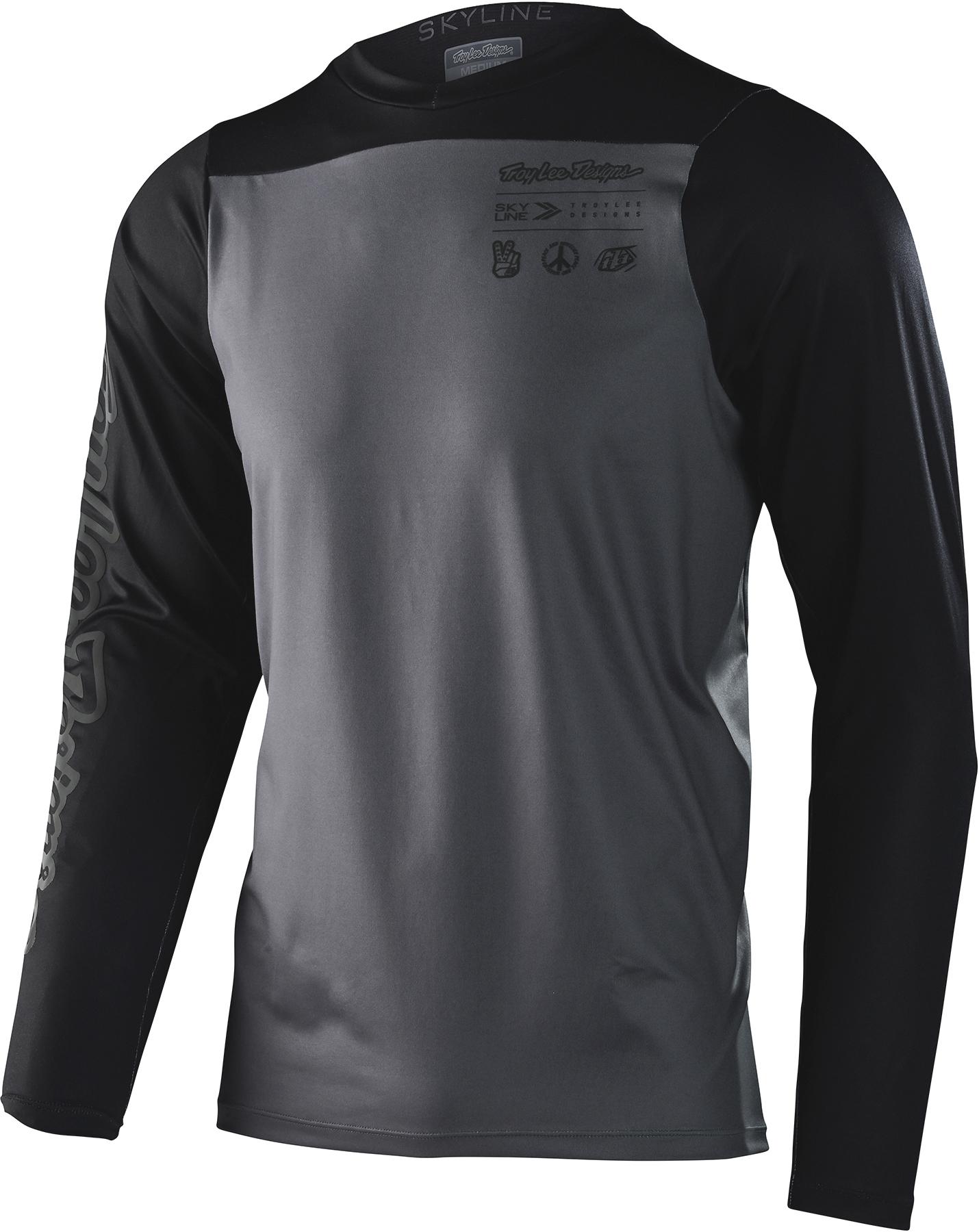 Troy Lee Designs Skyline Chill Cycling Jersey Aw21  Charcoal