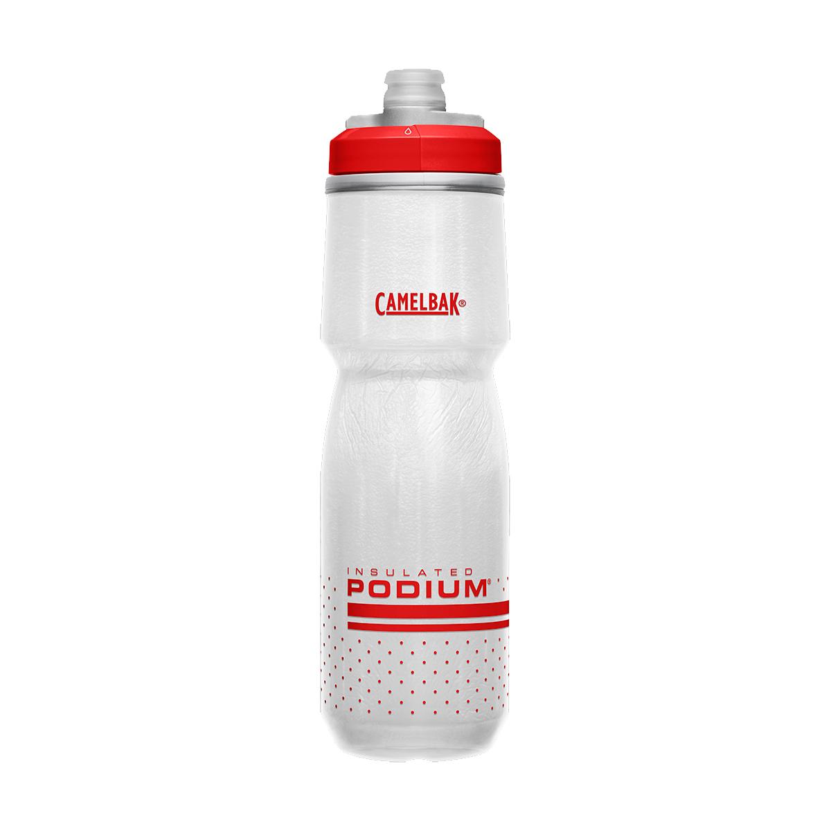 Camelbak Podium Chill 710ml Water Bottle  Fiery Red/white