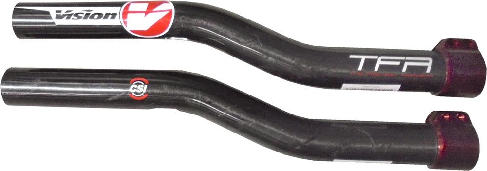 Vision R-bend Aero Bar Extensions  Red