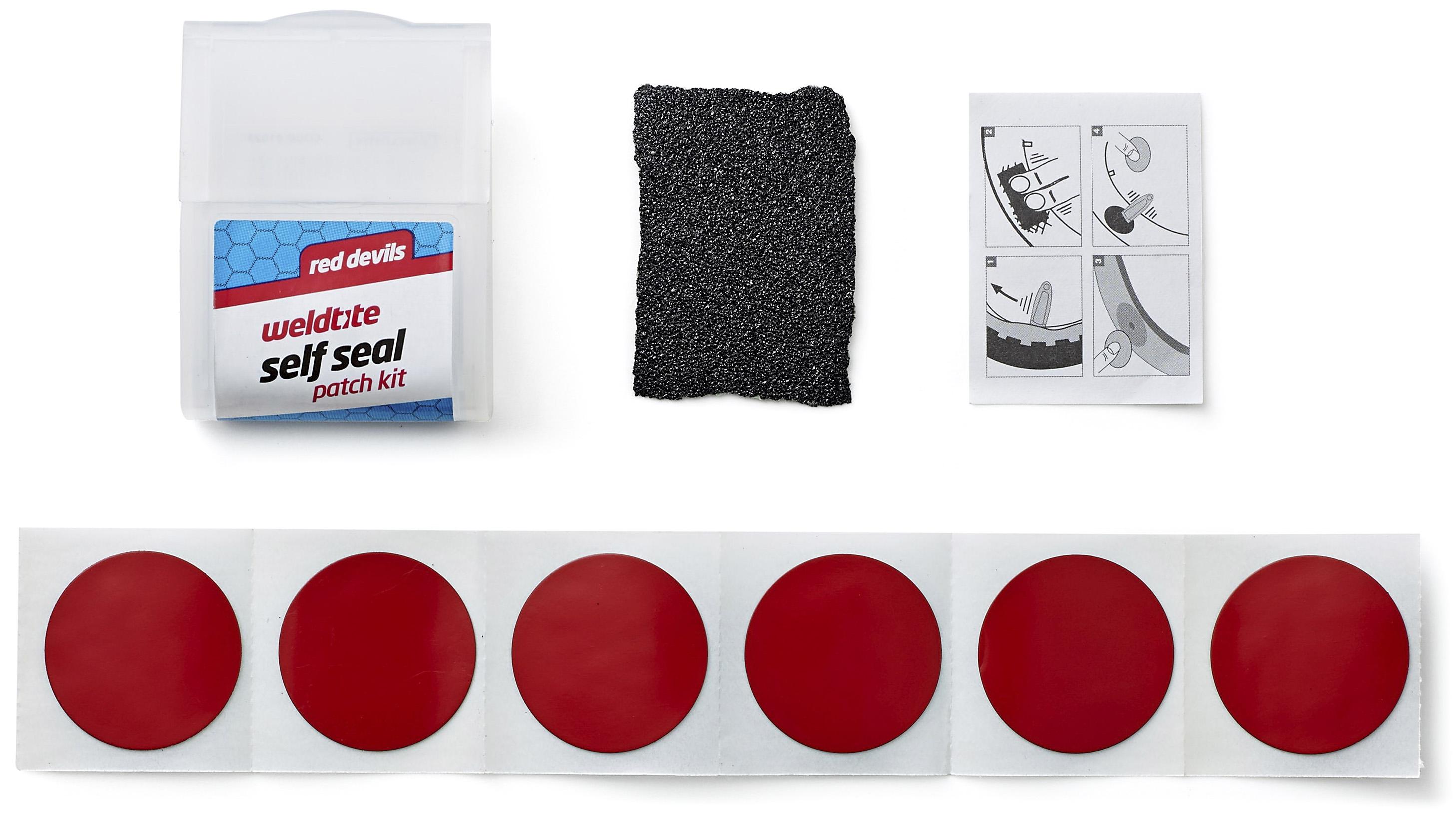 Weldtite Red Devils Patch Puncture Repair Kit  Red