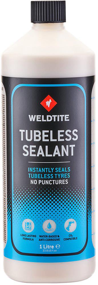 Weldtite Tubeless Tyre Sealant - 1 Litre  Black
