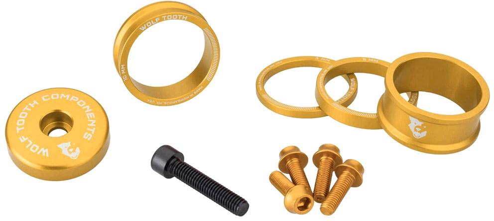 Wolf Tooth Anodised Bling Kit  Gold