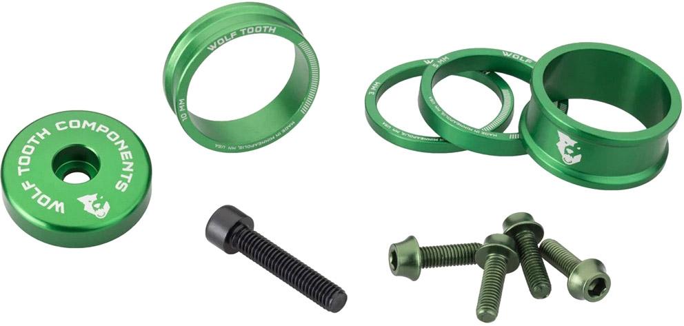 Wolf Tooth Anodised Bling Kit  Green