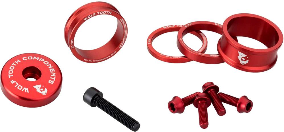 Wolf Tooth Anodised Bling Kit  Red