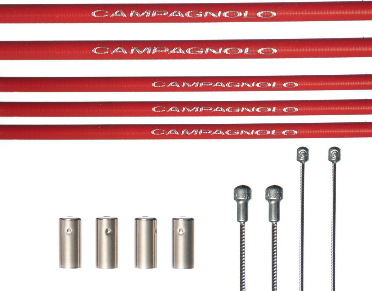 Campagnolo Ultra And Power Shift Ergo Gear Cables  Red