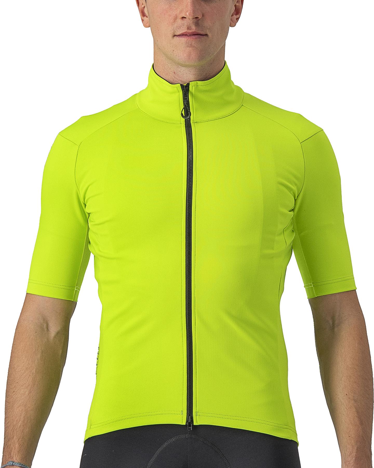 Castelli Perfetto Ros 2 Wind Jersey  Electric Lime