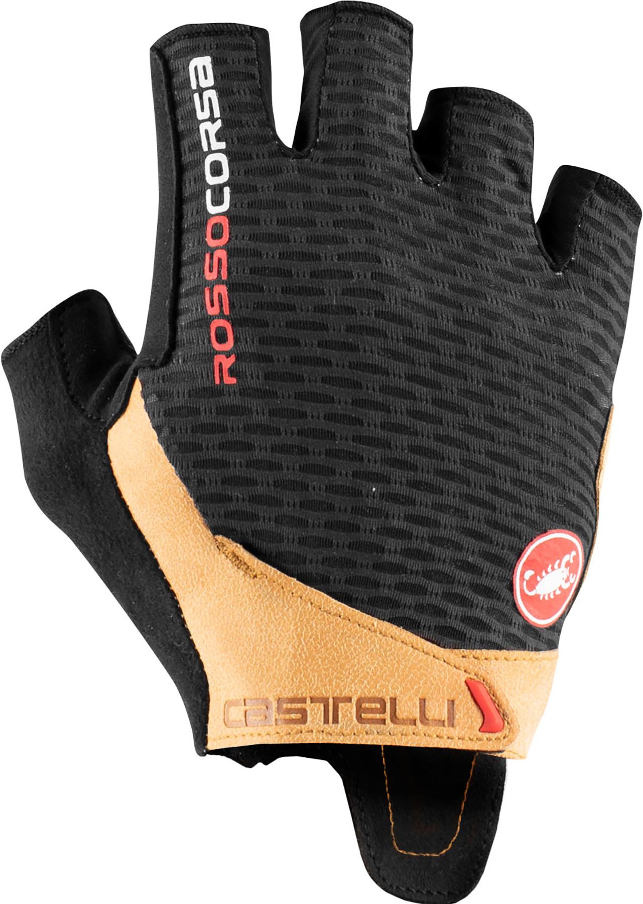 Castelli Rosso Corsa Pro V Gloves  Black/tan