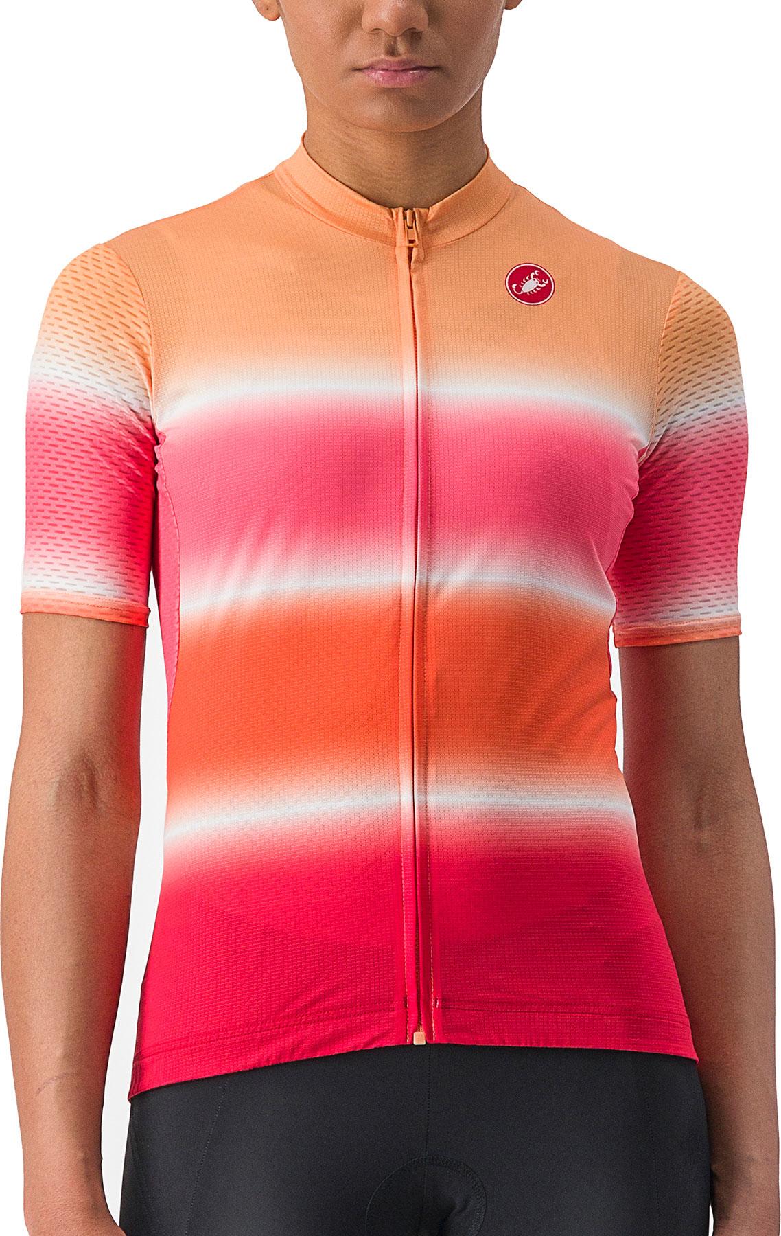 Castelli Womens Dolce Cycling Jersey  Soft Orange/hibiscus
