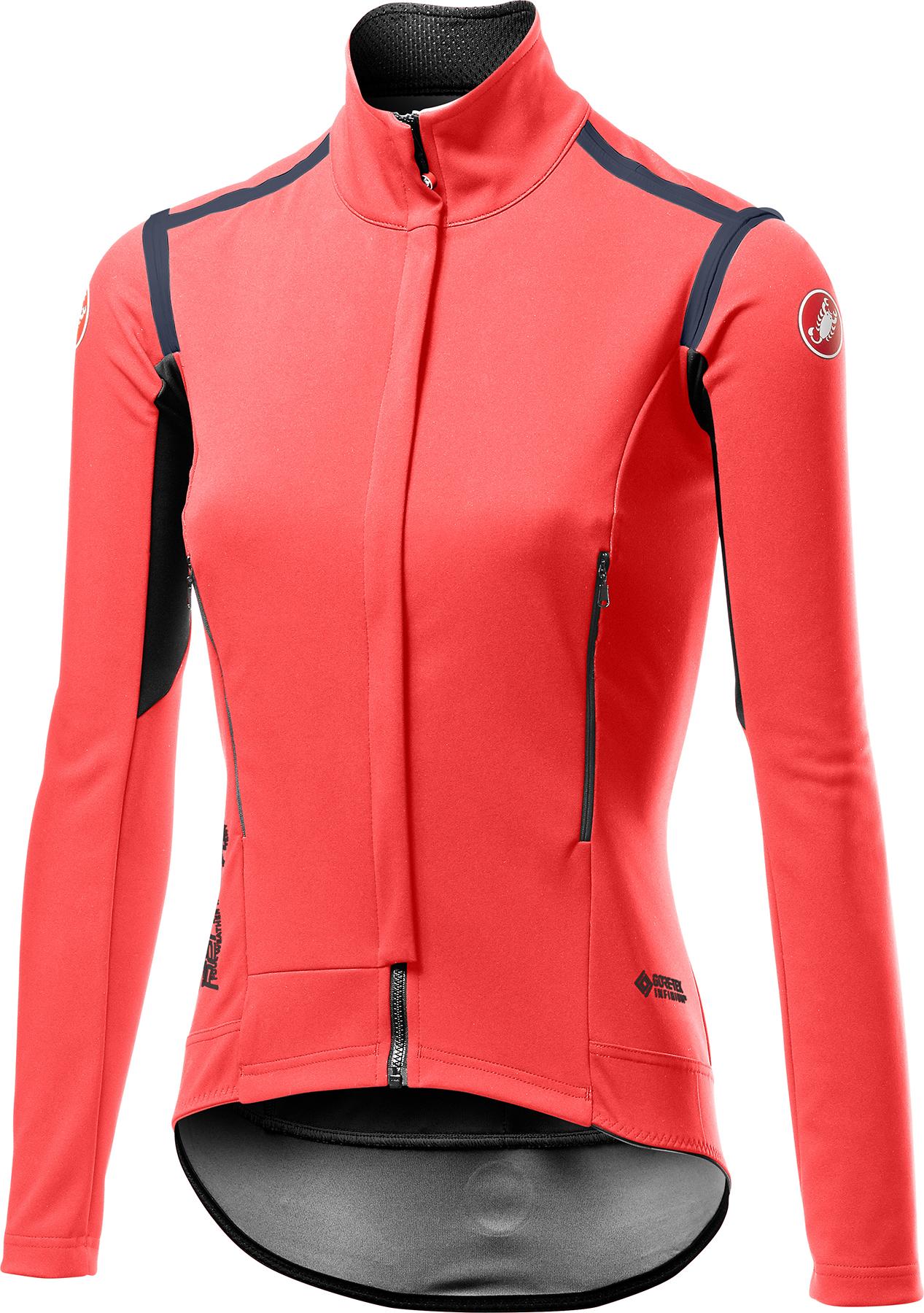 Castelli Womens Perfetto Ros Long Sleeve Jacket  Brilliant Pink