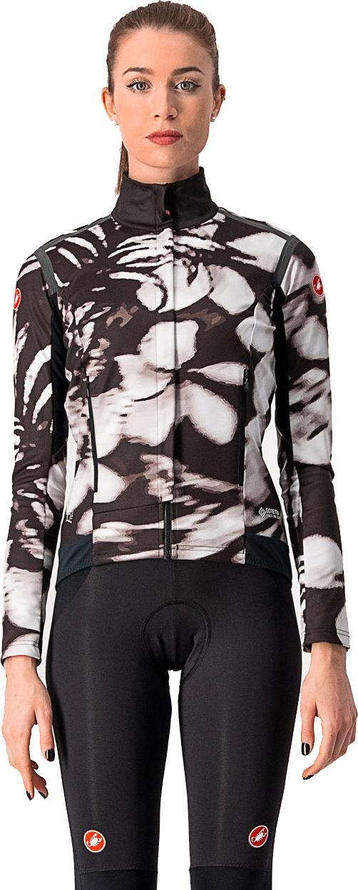 Castelli Womens Perfetto Unlimited Ros Ls Jacket  Black/white