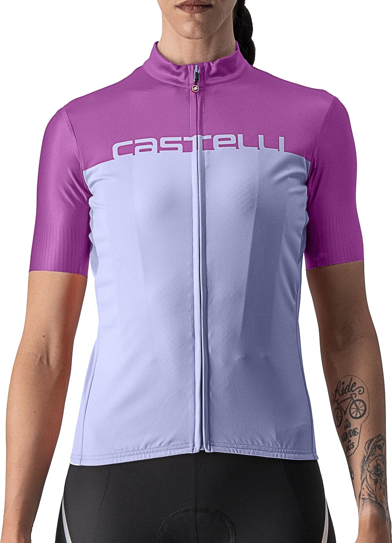 Castelli Womens Velcissima Cycling Jersey  Violet Mist/amethyst