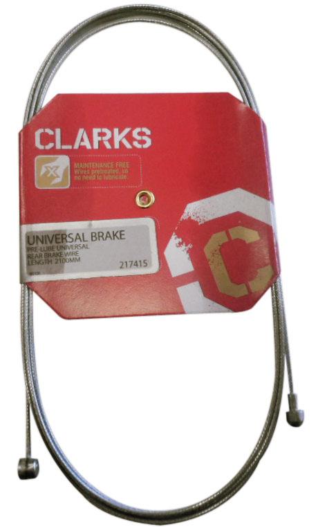 Clarks Elite Prelube Universal Inner Brake Wire  Silver