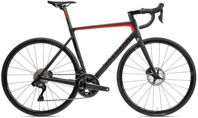 Colnago V3 105 Di2 Disc Carbon Road Bike (2023)  Black/red