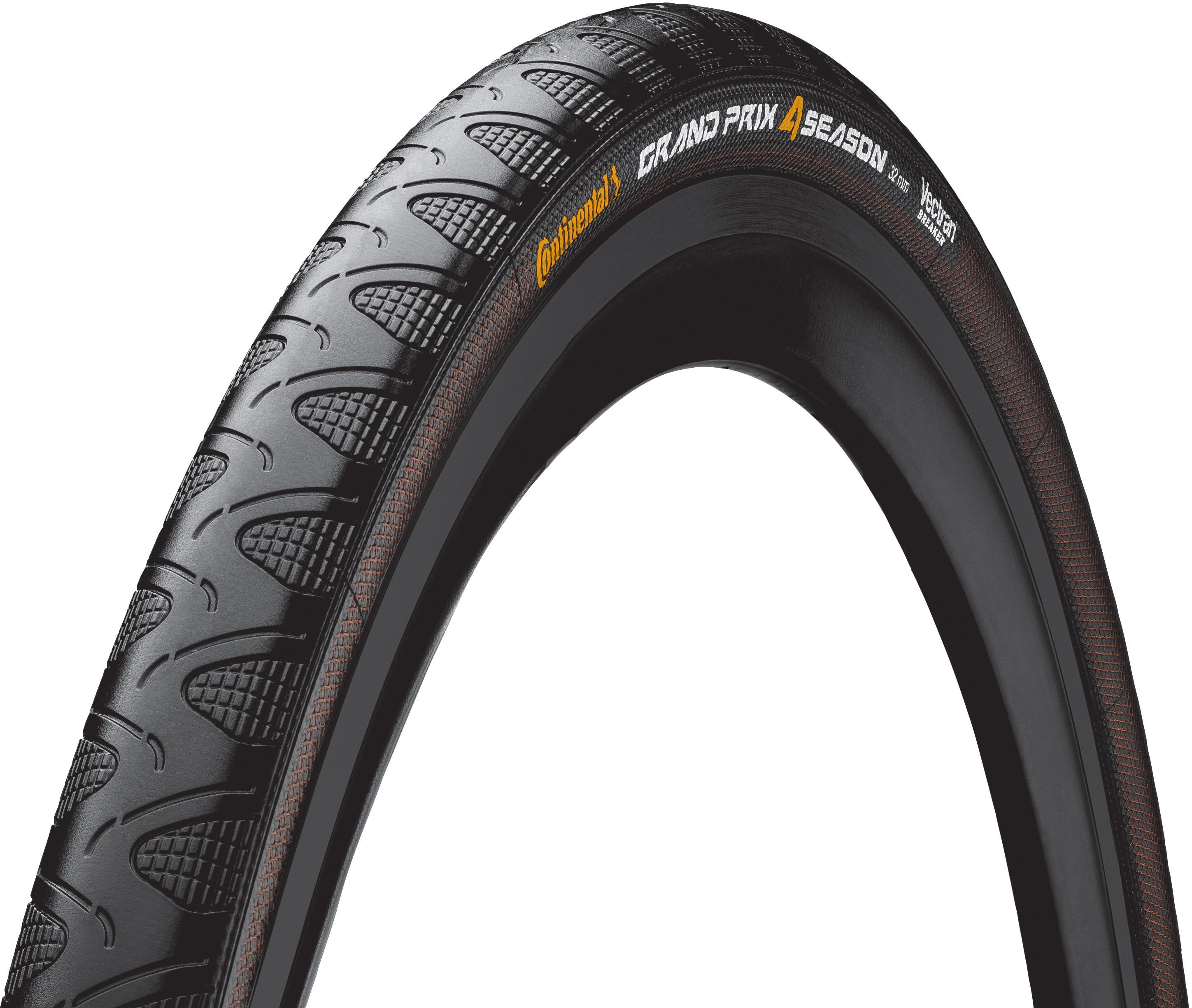 Continental Grand Prix 4 Season Folding Road Tyre  Black