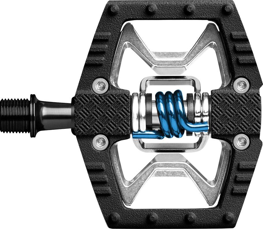 Crankbrothers Doubleshot Mountain Bike Pedals  Black/blue