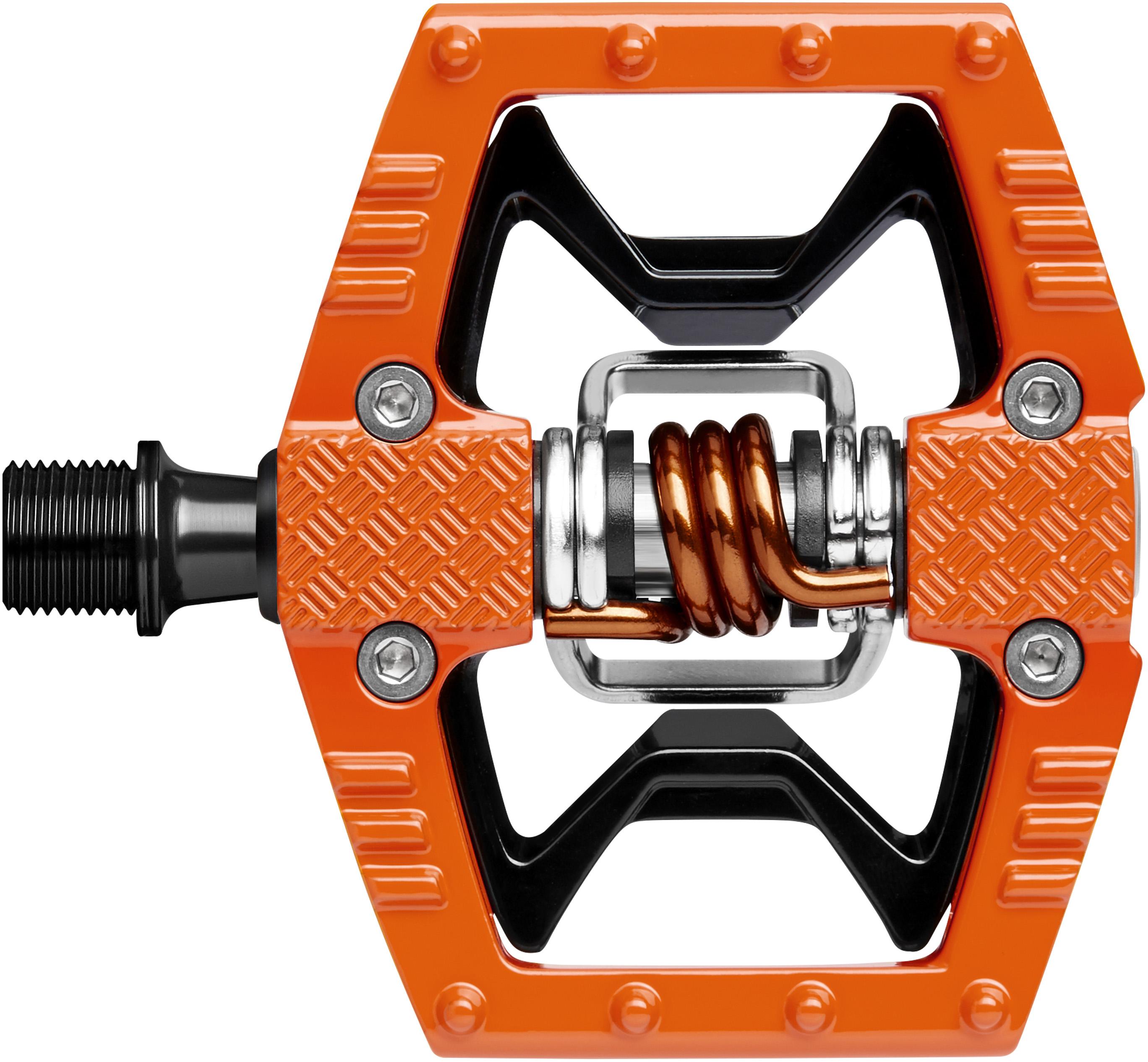 Crankbrothers Doubleshot Mountain Bike Pedals  Red/orange