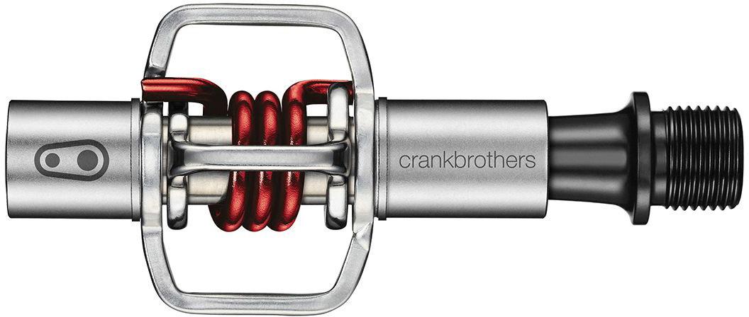 Crankbrothers Eggbeater 1 Mountain Bike Pedals  Silver/red