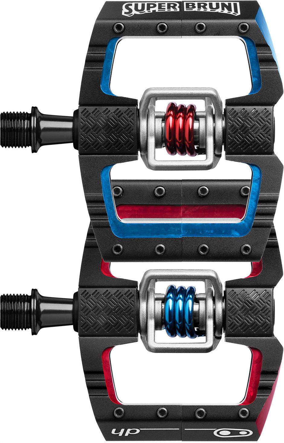 Crankbrothers Mallet Dh Loic Bruni Edition Mtb Pedals  Black/blue/red