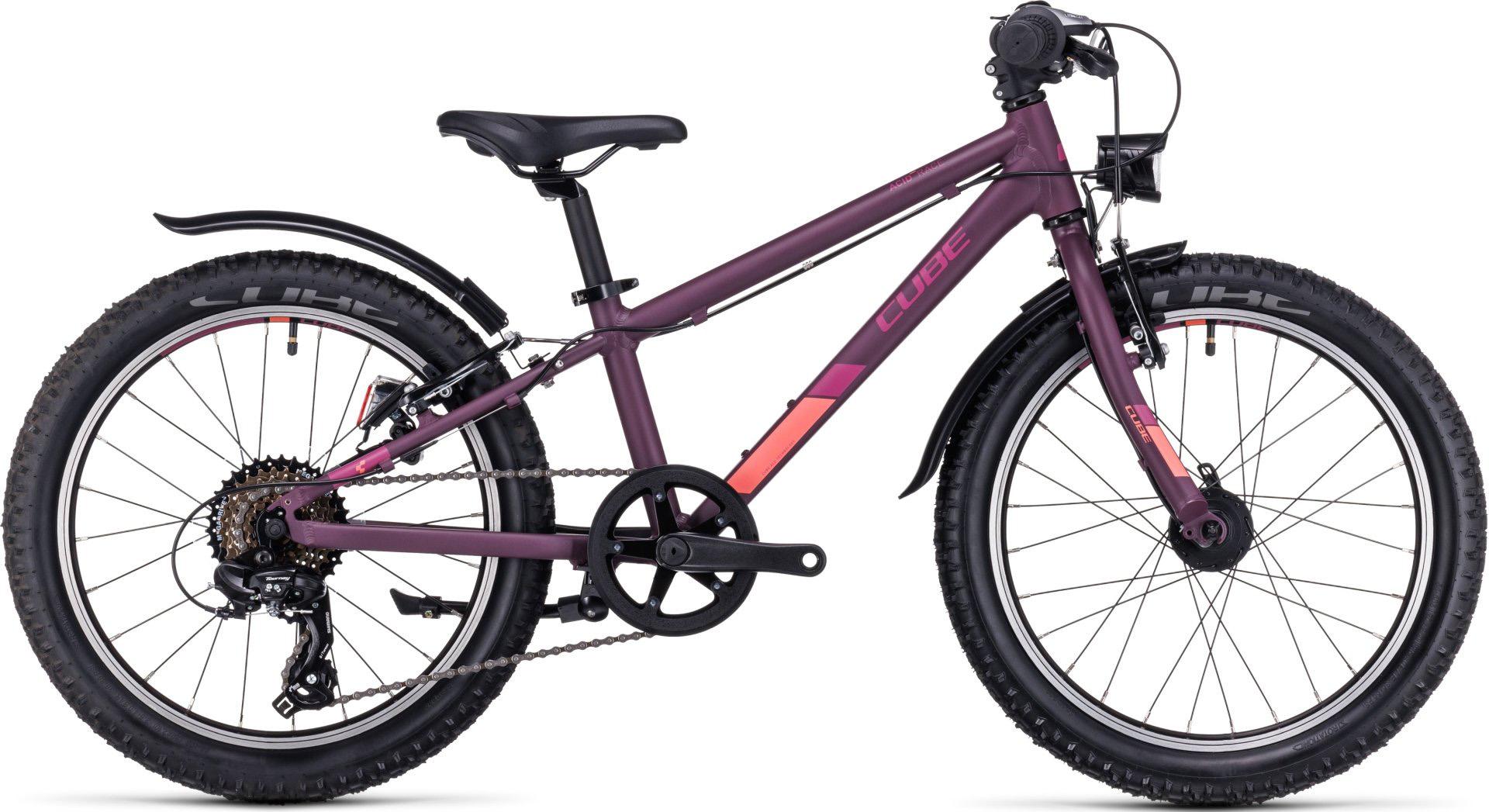 Cube Acid 200 Allroad Kids Bike (2023)  Purple - Orange