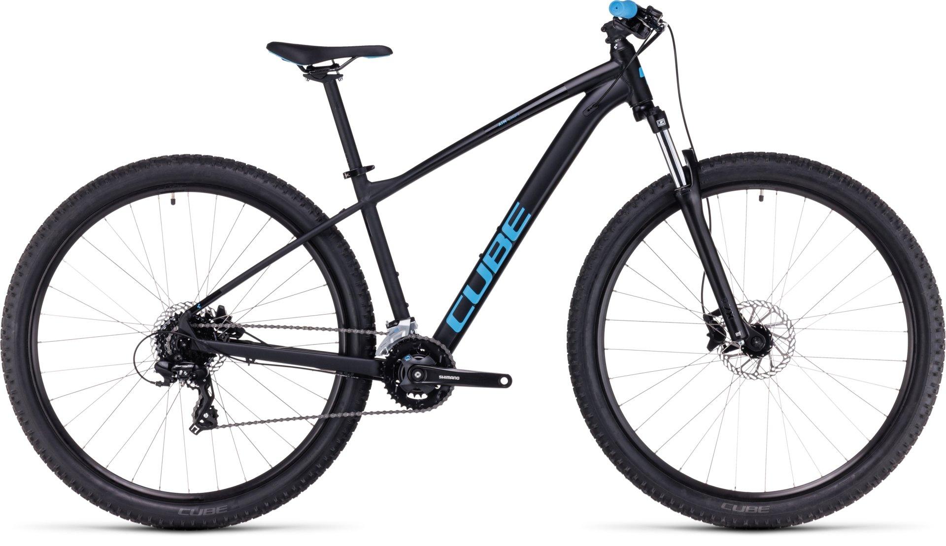 Cube Aim Hardtail Mountain Bike (2023)  Black/blue