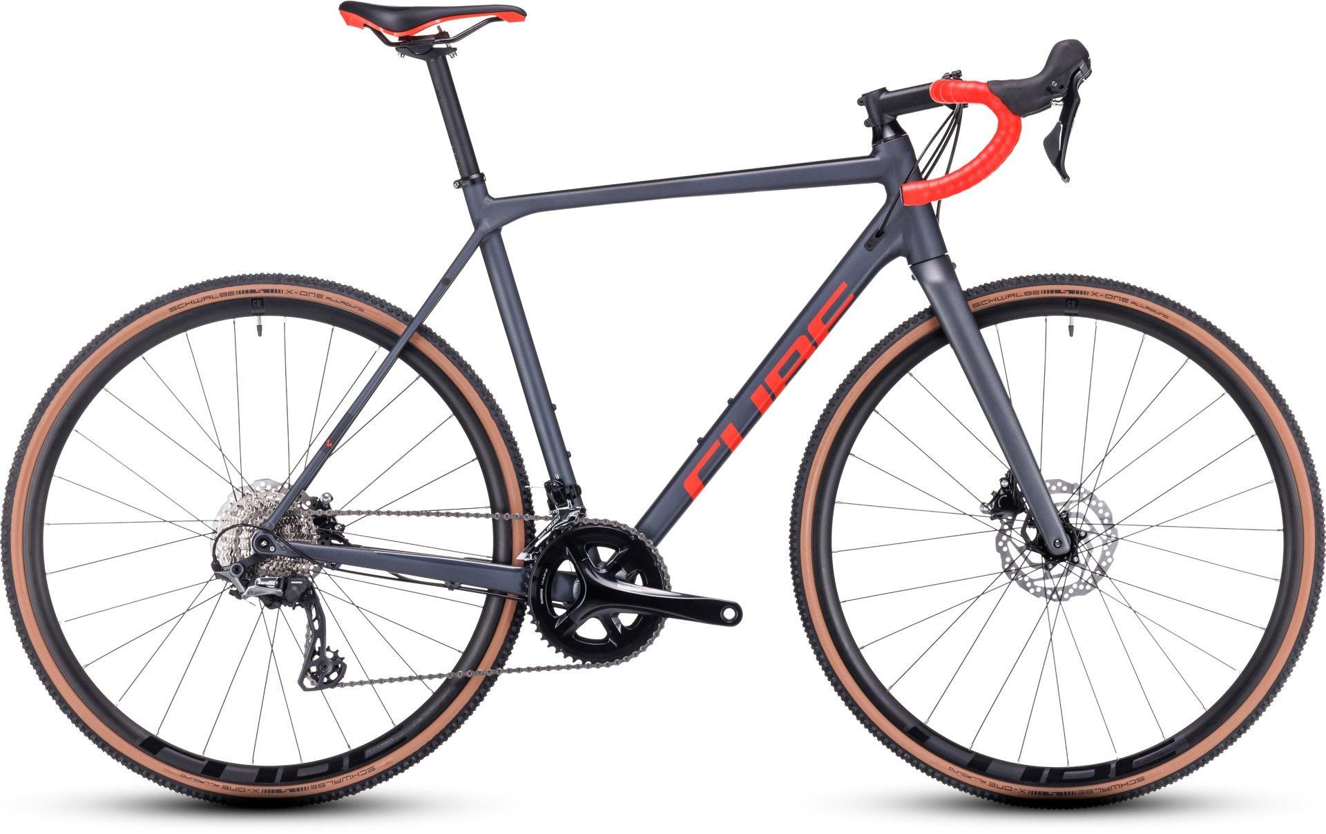 Cube Cross Race Pro Cyclocross Bike (2023)  Grey/red