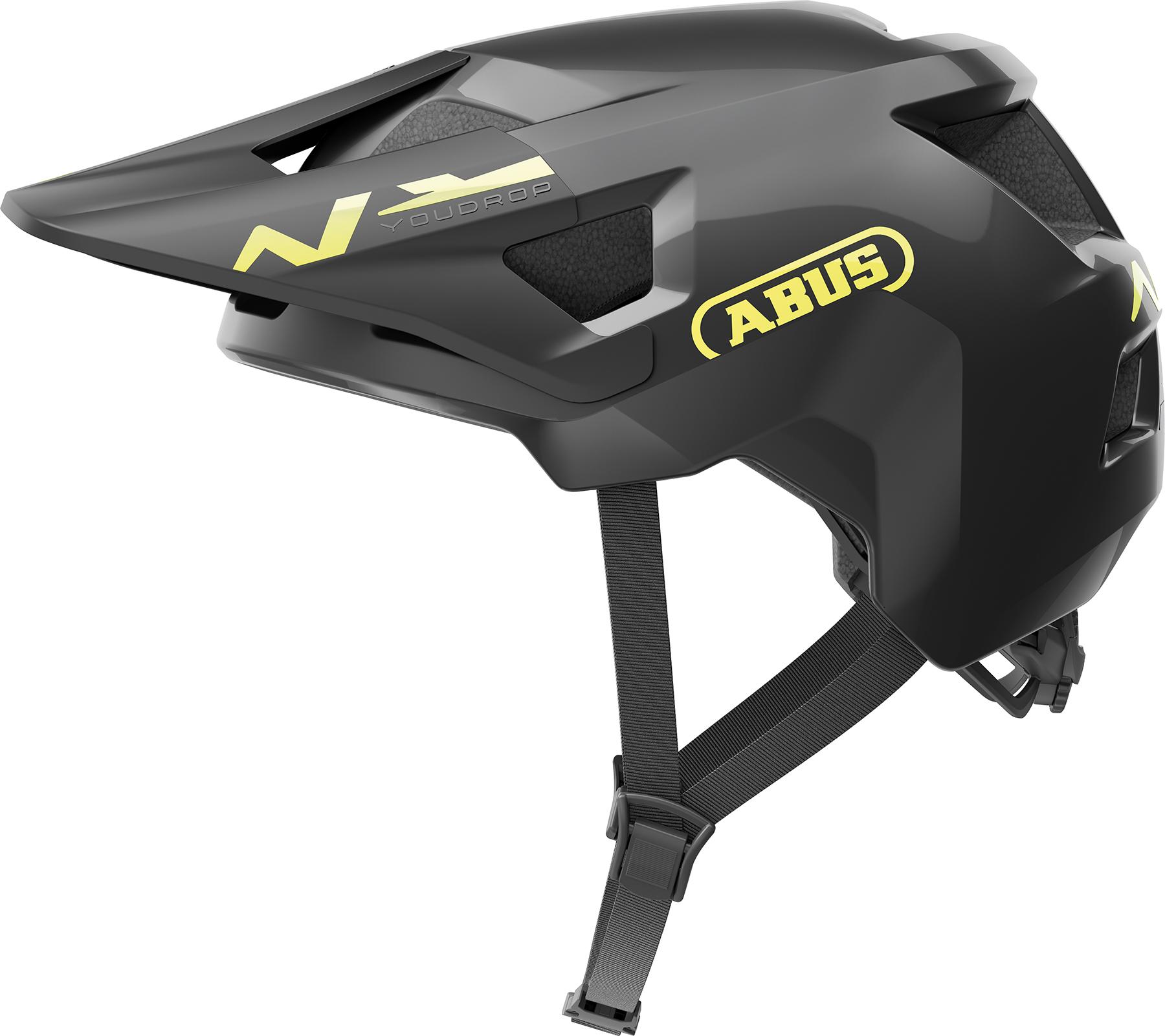 Abus Youth Youdrop Helmet (open Face)  Black