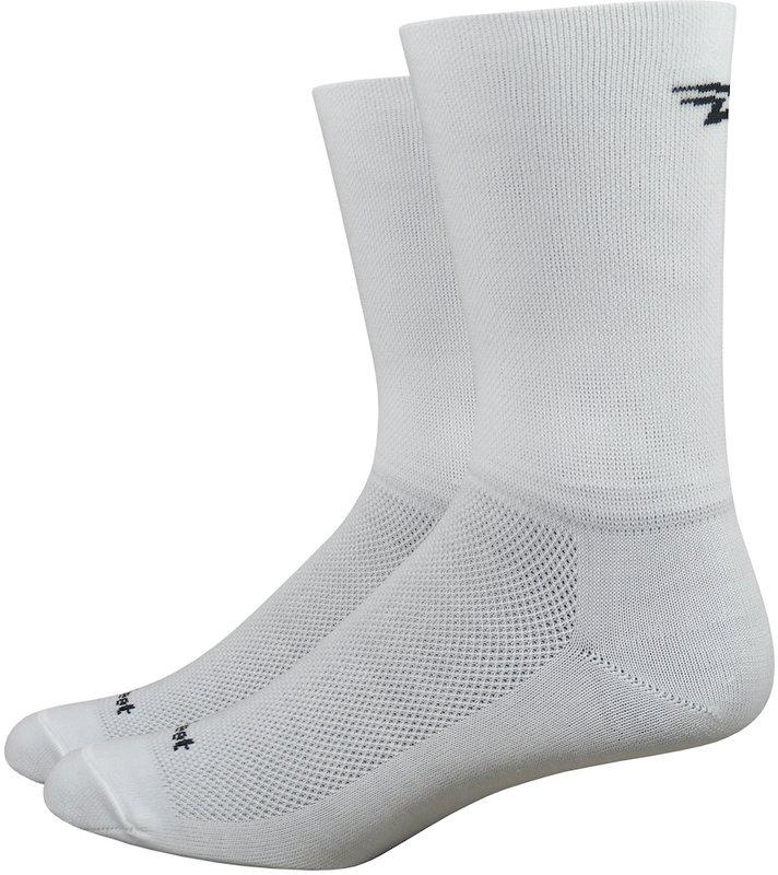 Defeet Aireator D-logo Double Cuff Socks  White