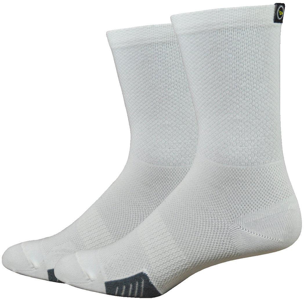 Defeet Cyclismo White Socks With Tab  White