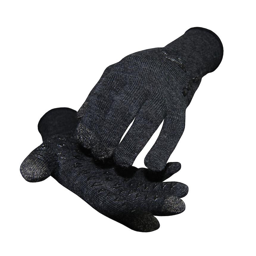 Defeet E-touch Dura Wool Gloves  Charcoal