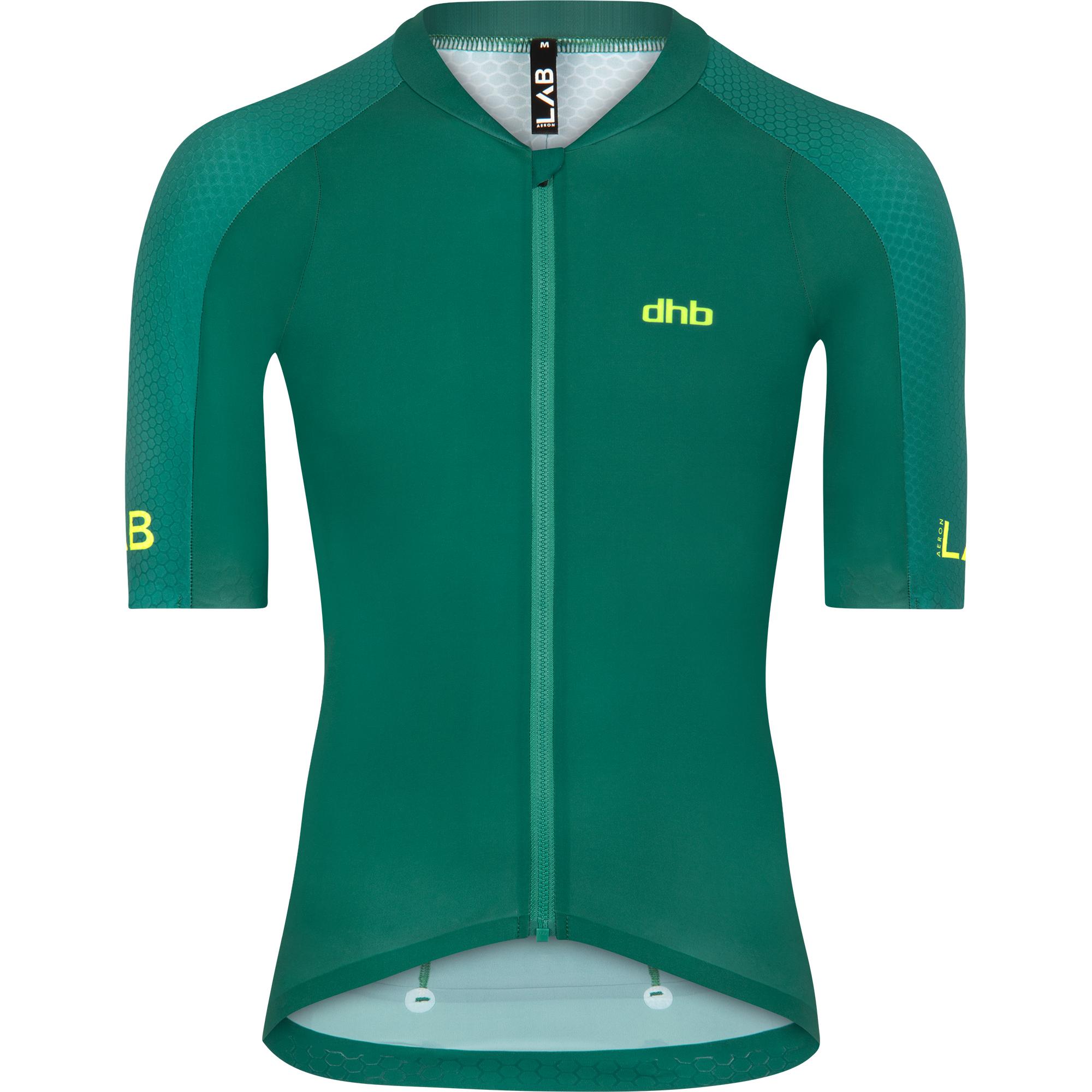 Dhb Aeron Lab Mens Raceline Short Sleeve Jersey 3.0  Green