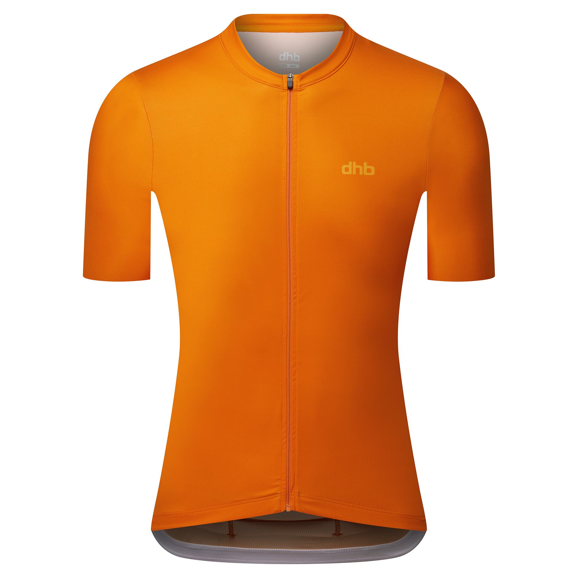 Dhb Aeron Mens Short Sleeve Jersey 2.0  Persimmon Orange