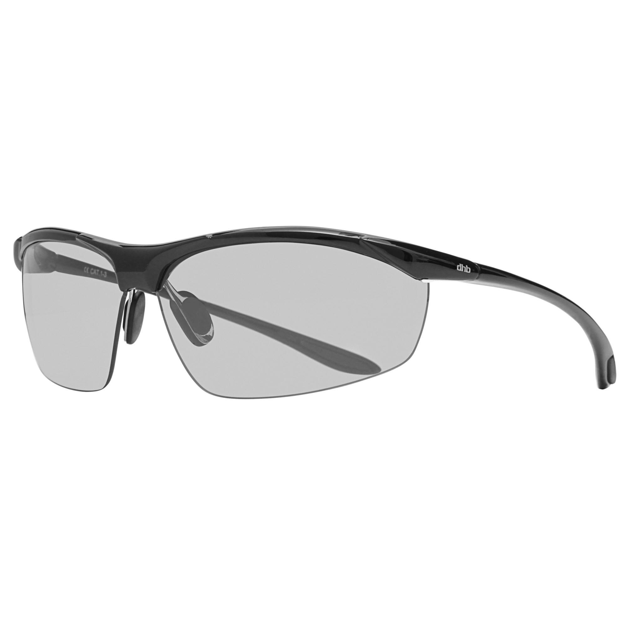 Dhb Photochromatic Half Frame Sunglasses  Black