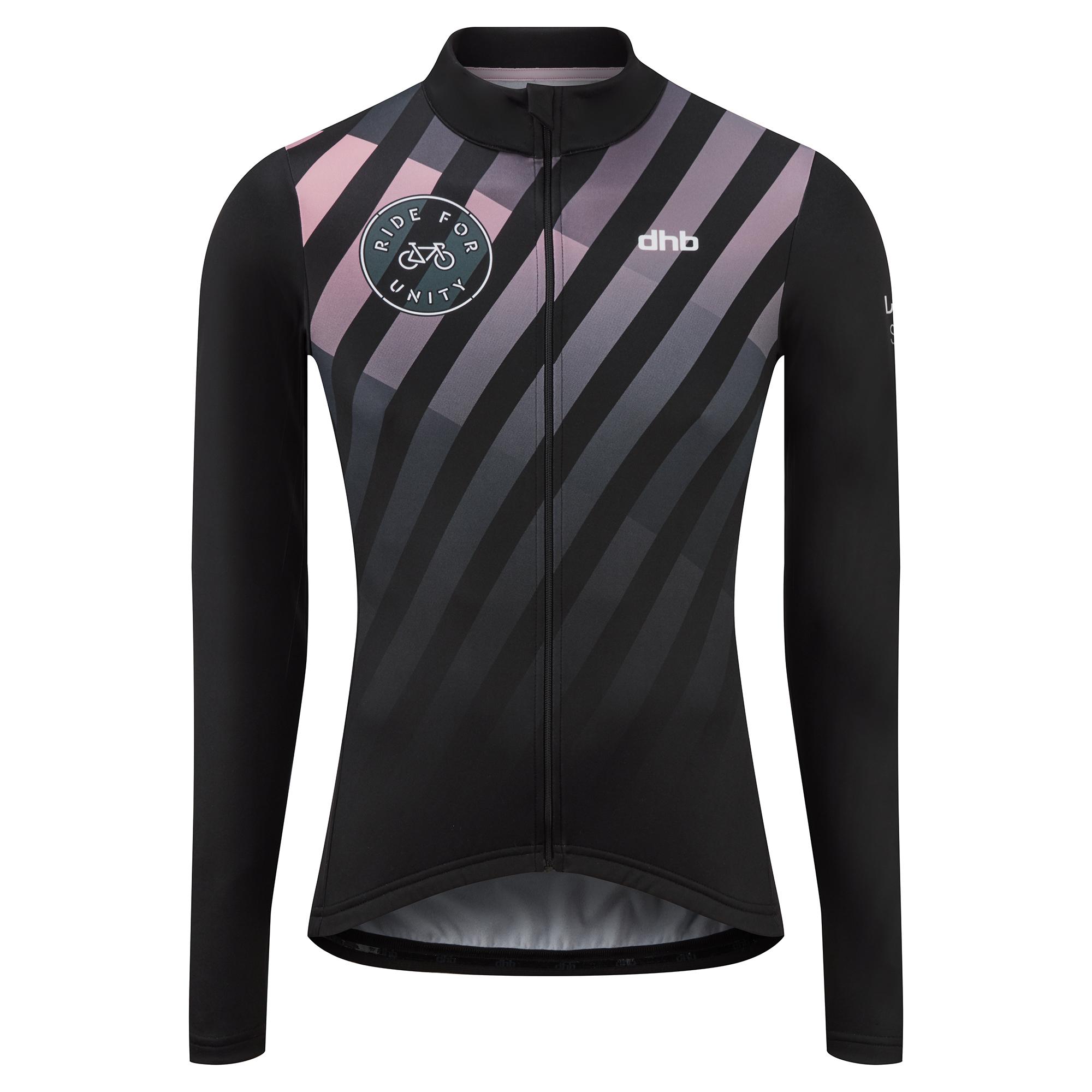 Dhb Ride For Unity Long Sleeve Jersey  Black/pink
