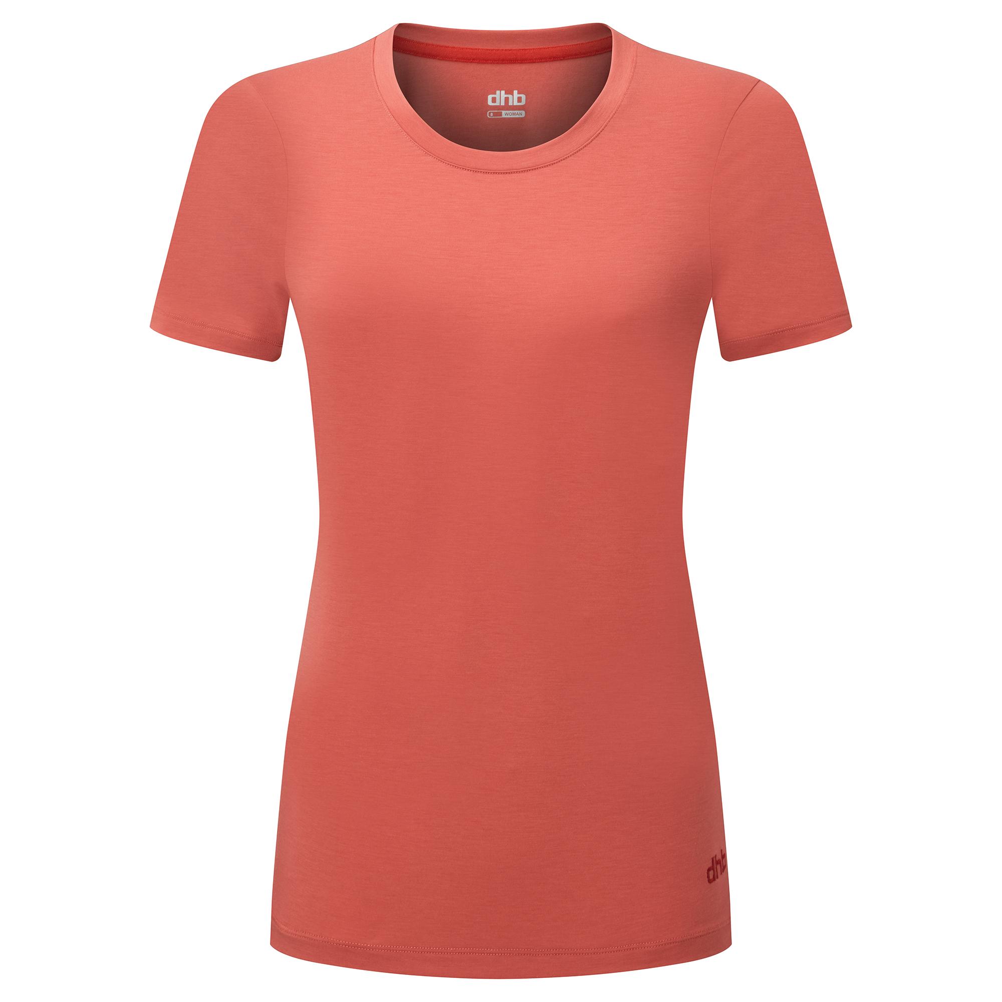 Dhb Trail Womens Short Sleeve Jersey - Drirelease  Red