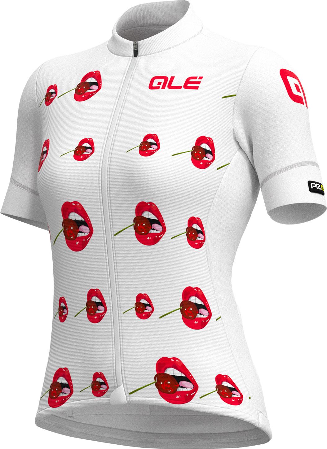Al Womens Graphics Prr Smile Summer Jersey  White/gold