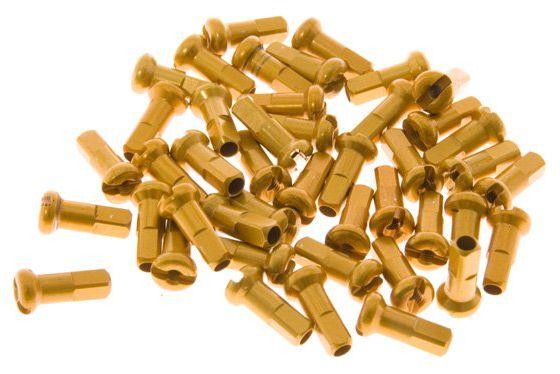 Dt Swiss Anodized Alloy Nipples - 36 Pack  Gold