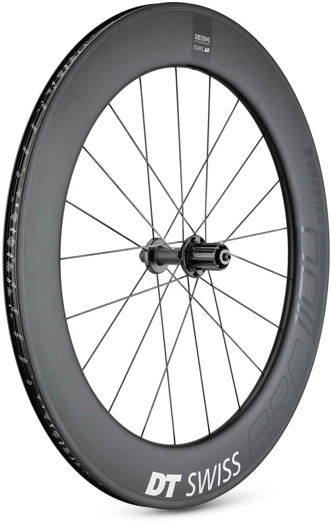 Dt Swiss Arc 1100 Dicut Rear Road Wheel (80mm)  Carbon