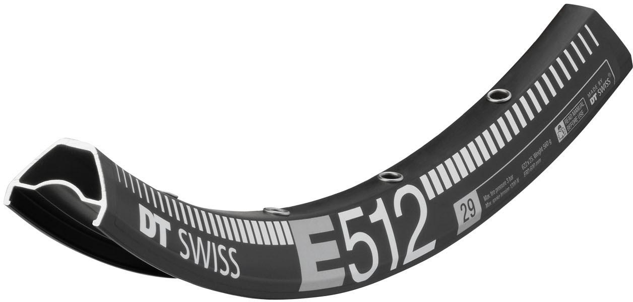 Dt Swiss E 512 Mountain Bike Rim (25mm)  Black