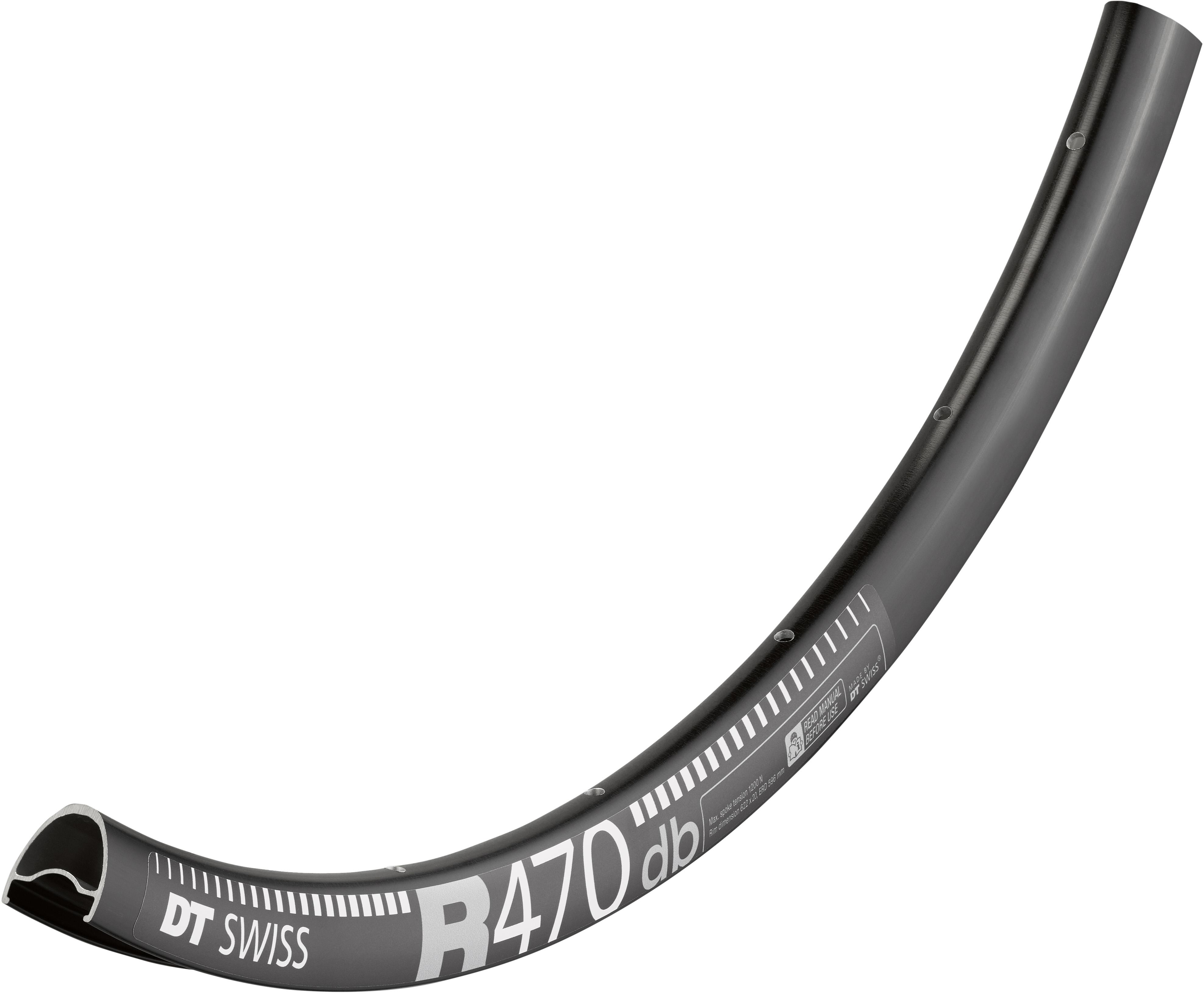 Dt Swiss R470 Disc Road Rim (20mm)  Black