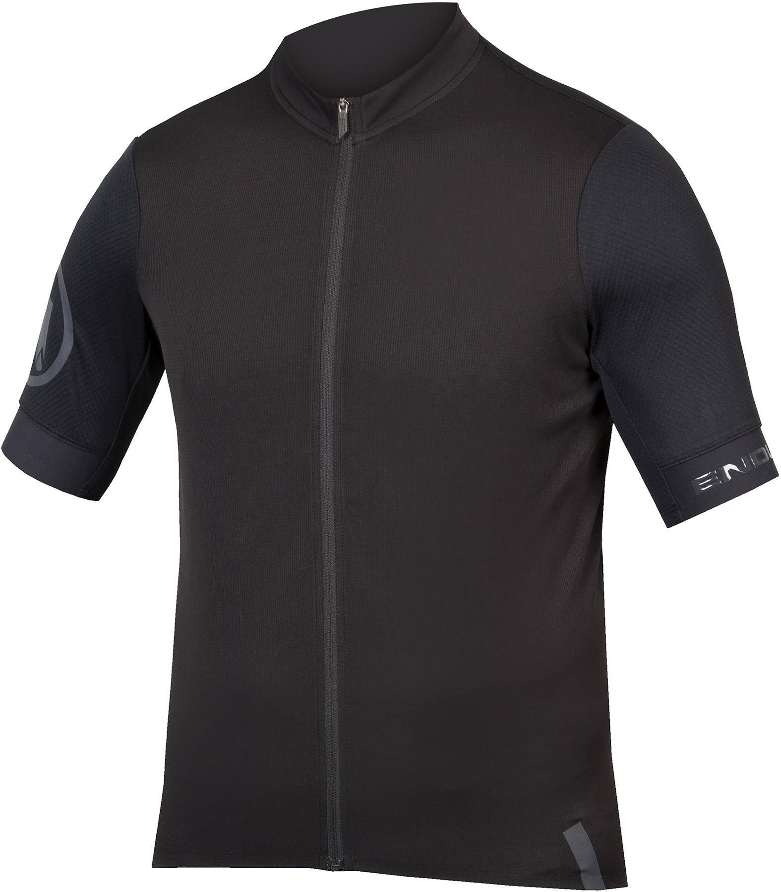 Endura Fs260 Short Sleeve Cycling Jersey  Black