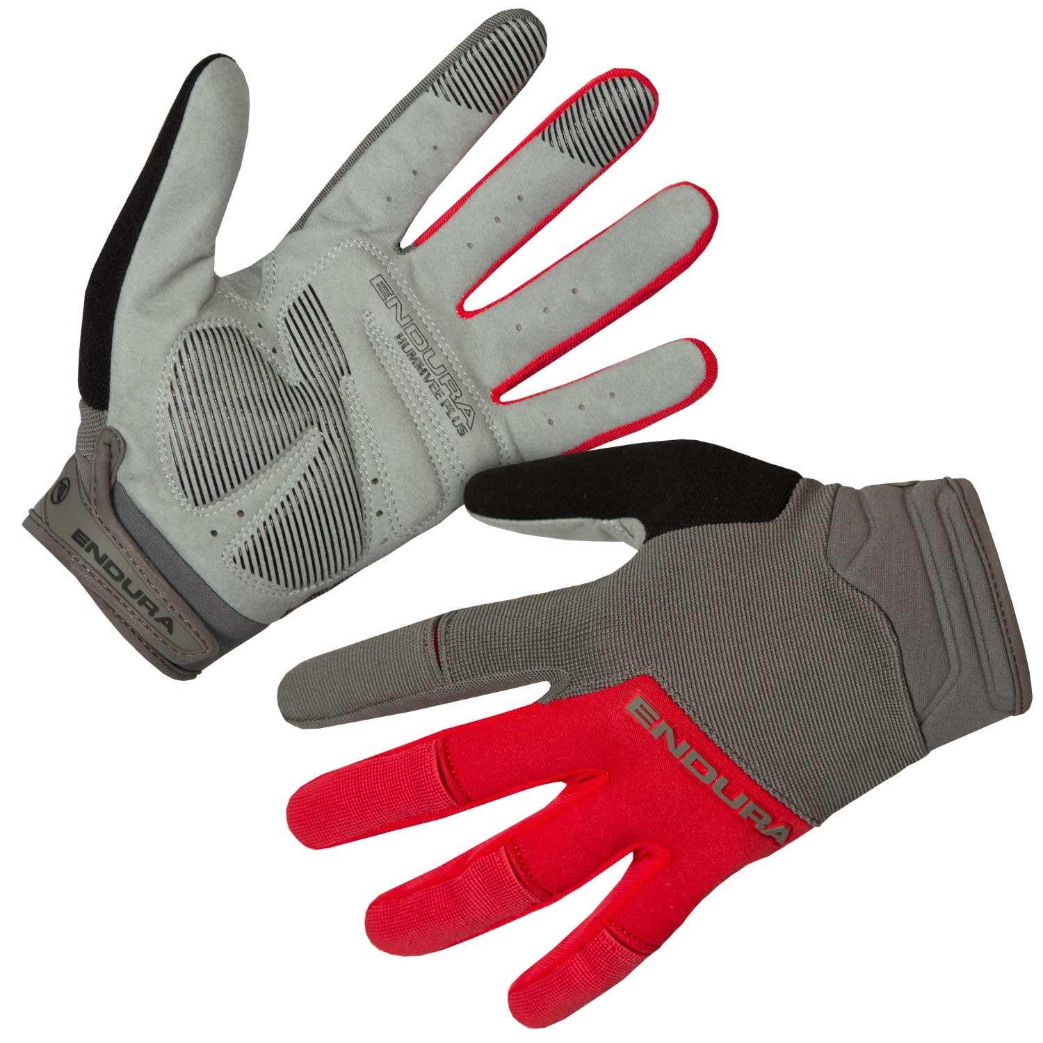 Endura Hummvee Plus Gloves Ii  Red