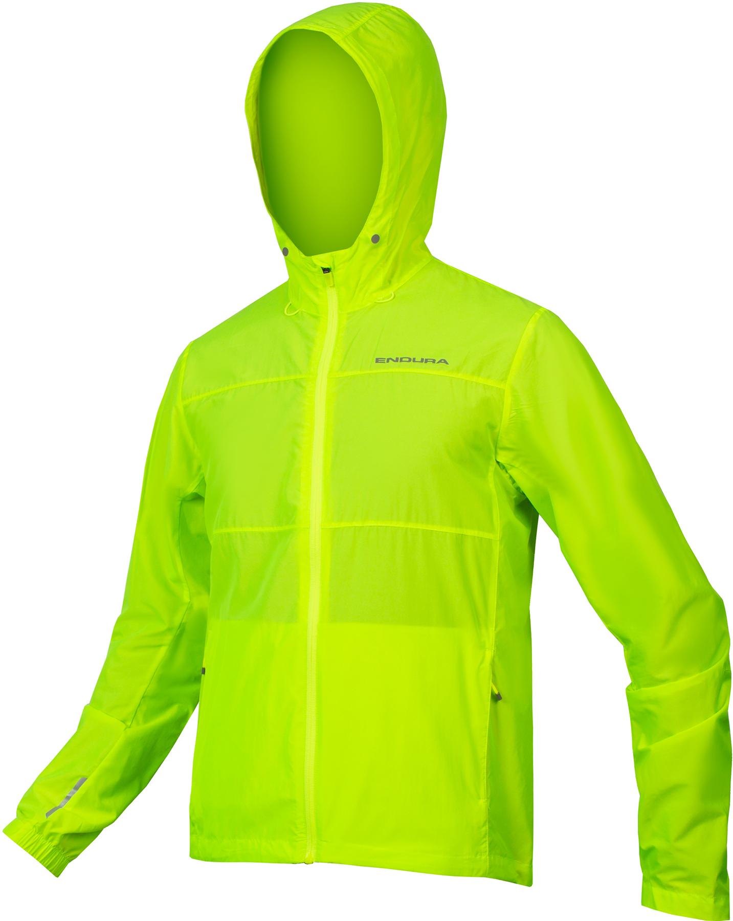 Endura Hummvee Windproof Shell Jacket  Hi-viz Yellow