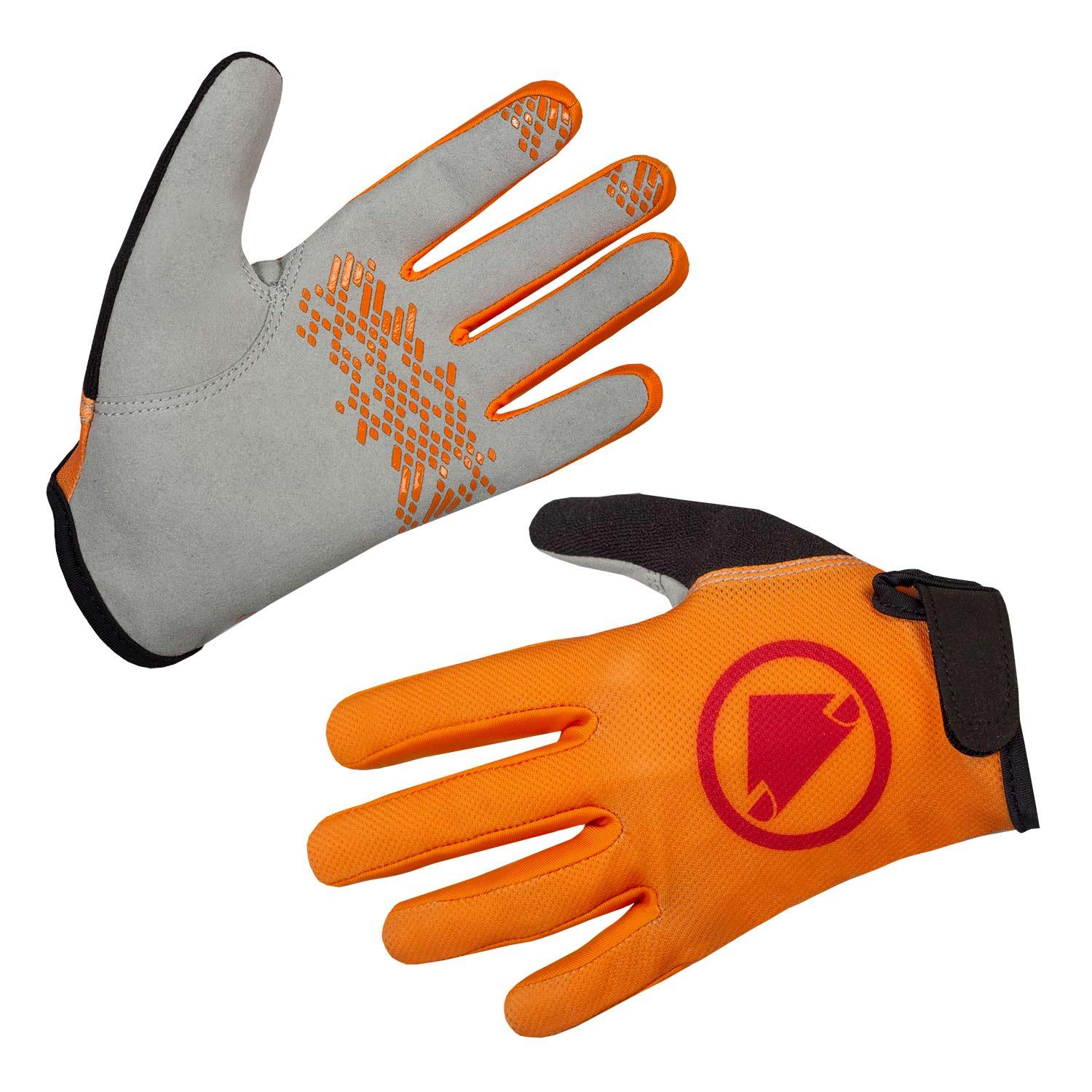 Endura Kids Hummvee Cycling Gloves  Tangerine Limited