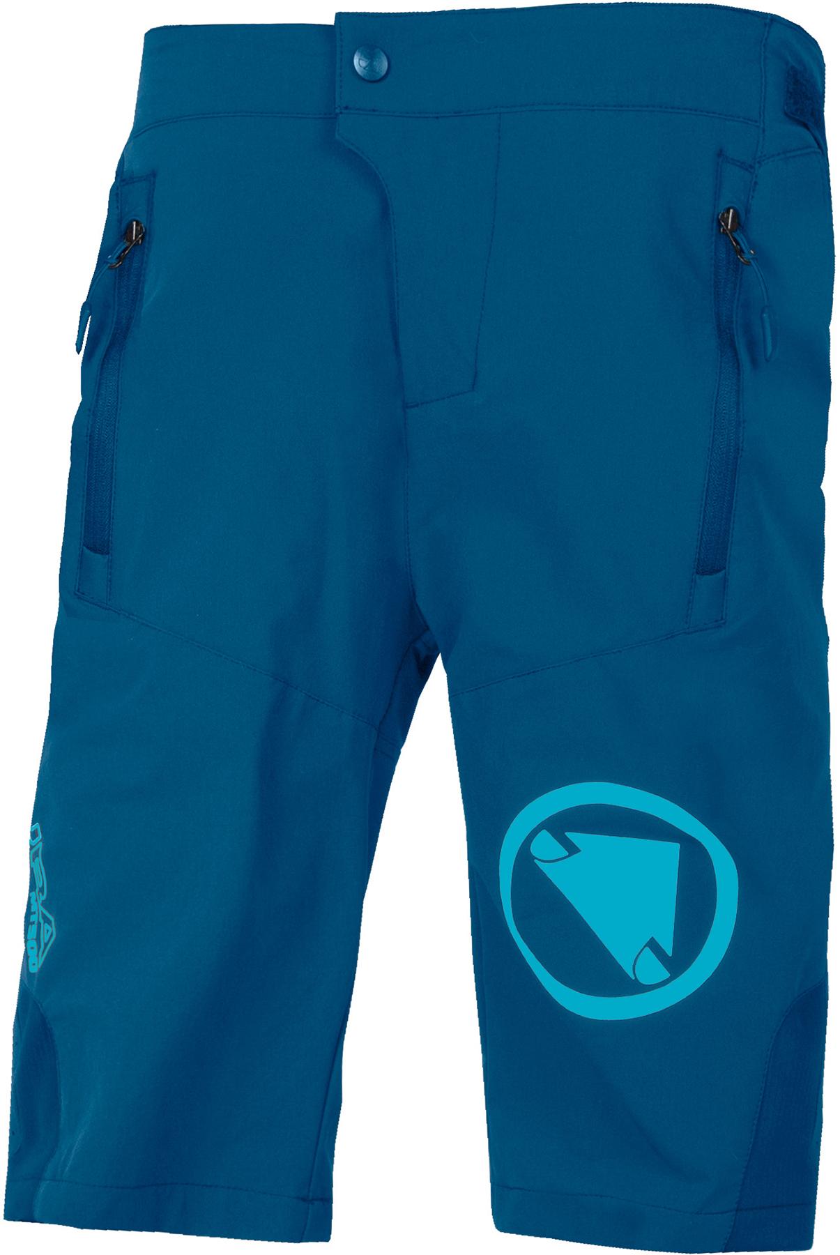 Endura Kids Mt500jr Burner Shorts With Liner  Blueberry