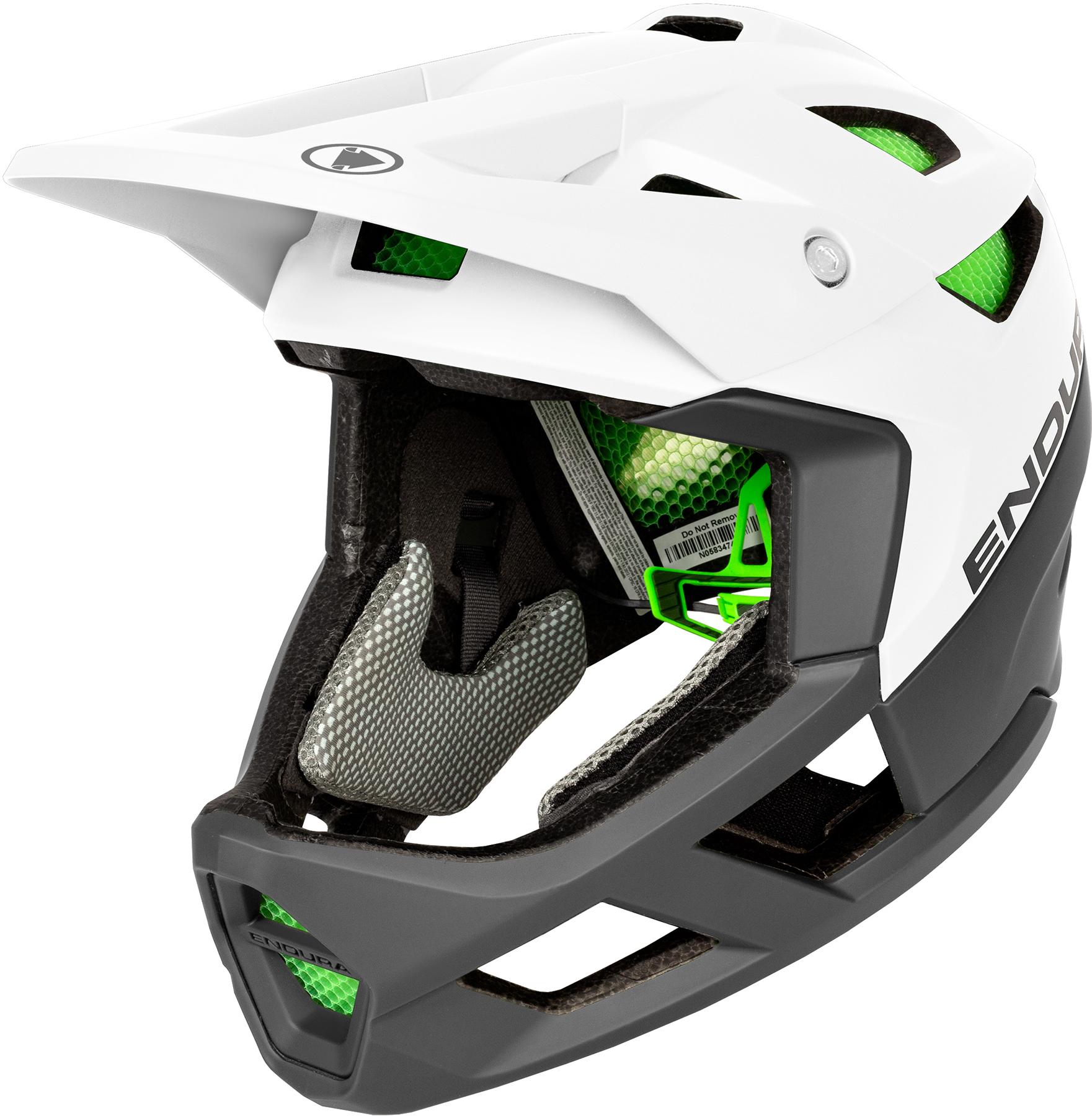 Endura Mt500 Full Face Helmet  White