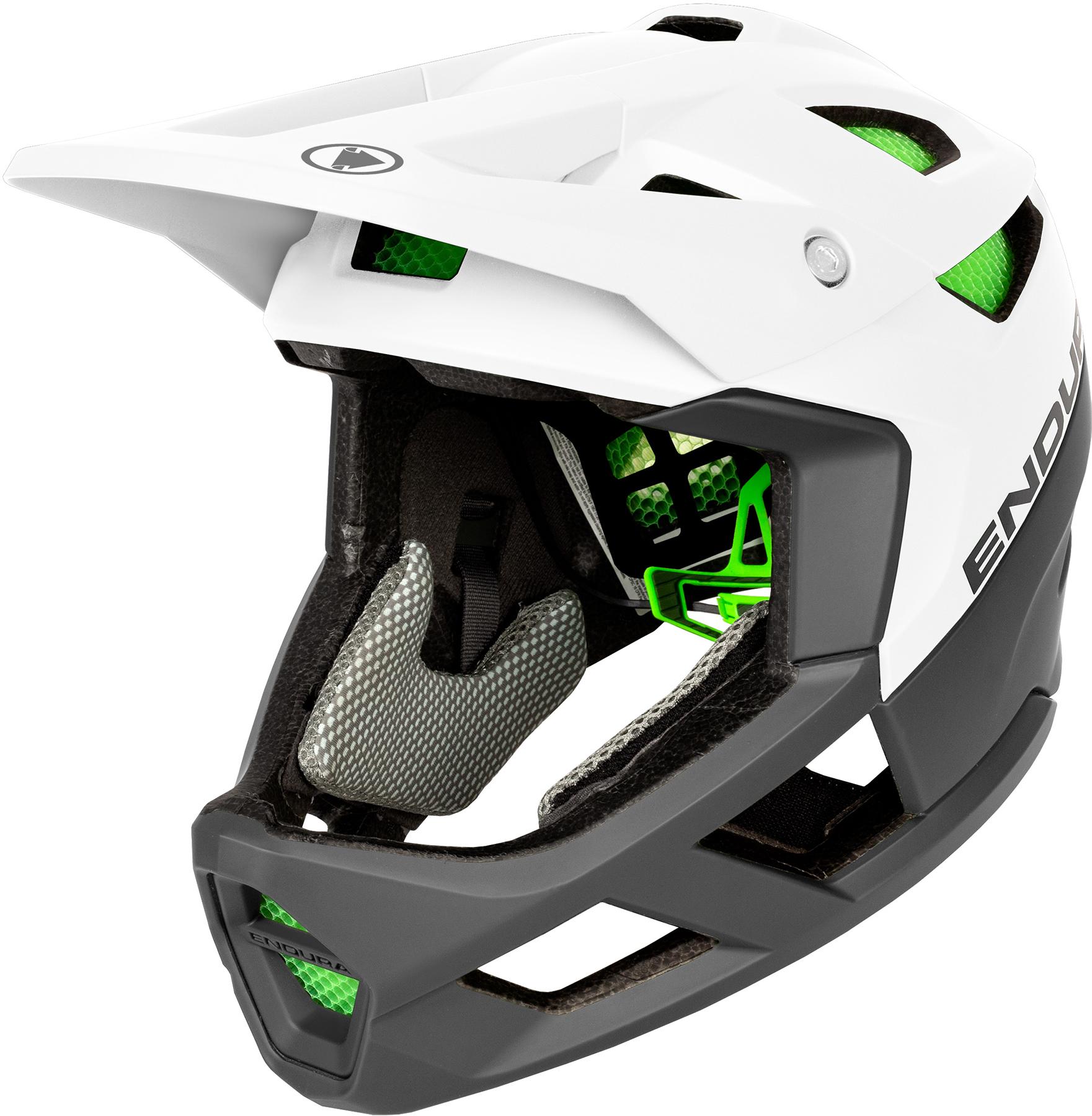 Endura Mt500 Full Face Mips Helmet  White