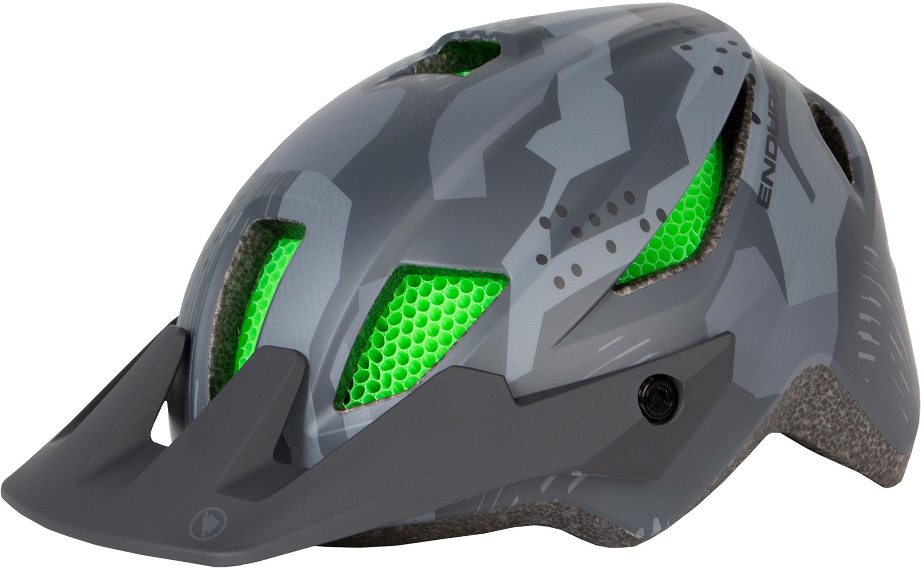Endura Mt500jr Youth Helmet  Grey Camo