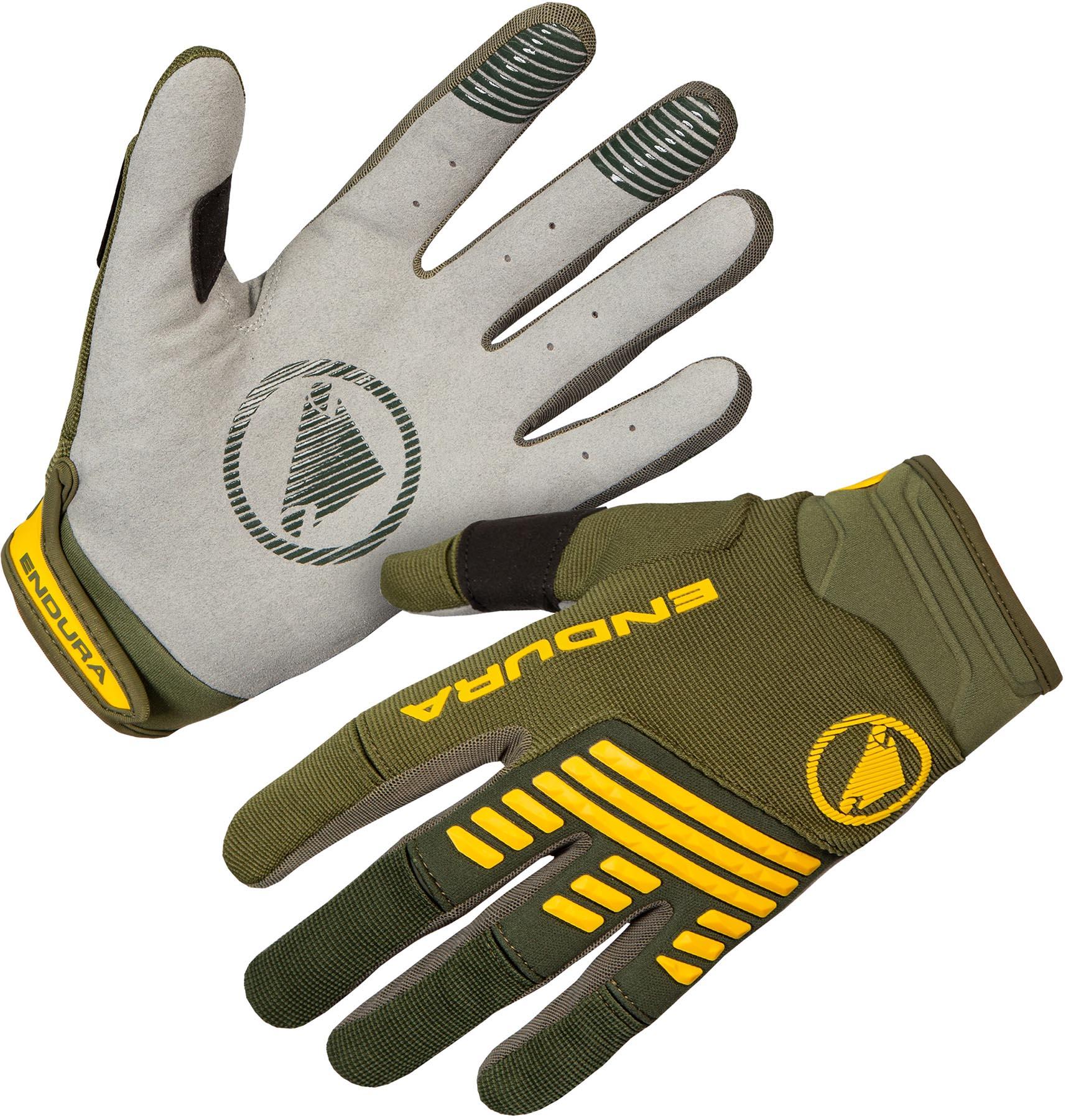 Endura Singletrack Gloves  Olive Green